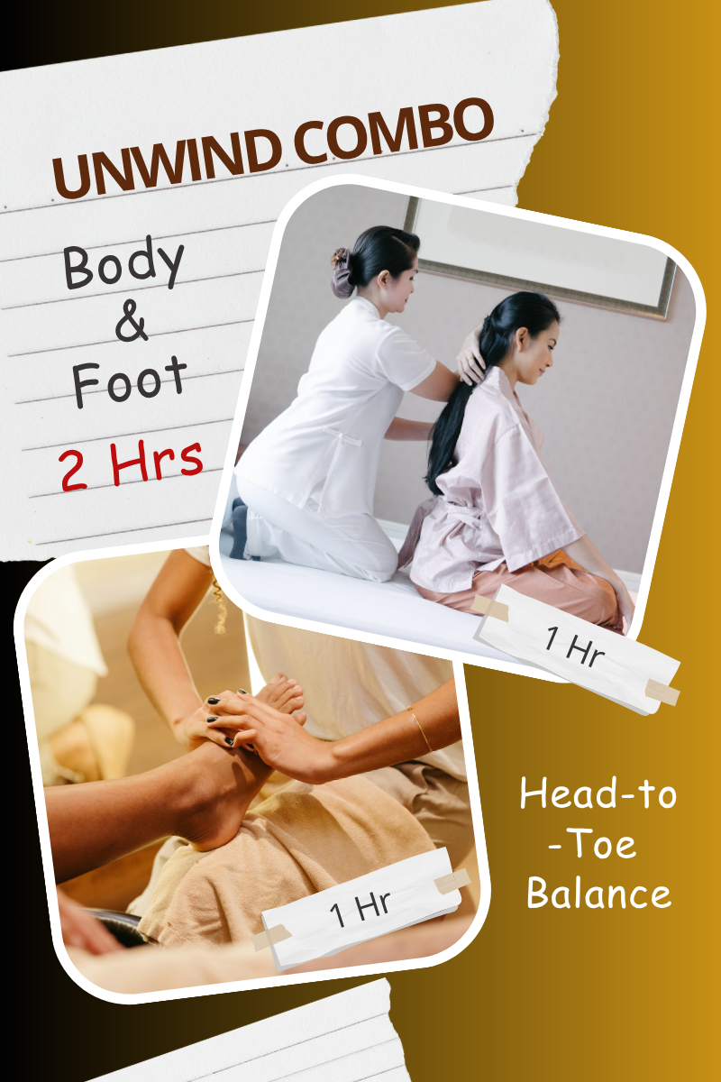 The Unwind Combo 120 minutes (2 Hrs)